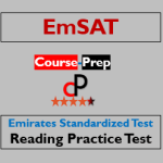 EmSAT English Reading Practice Test Questions Answers: