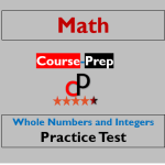 Whole Numbers and Integers Practice Test 2023